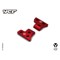 BRAKE LINE RETAINER LEFT FORK CNC RED 2016>