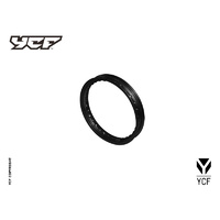 STEEL FRONT RIM 1.40X12 BLACK