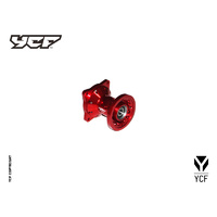 YCF FRONT HUB CNC RED