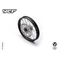 COMPLETE STEEL FRONT WHEEL 1.4X14' WITH DISC 2021>