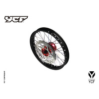 COMPLETE ALUMINIUM FRONT WHEEL  1.4-14 WITH DISK C