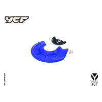FRONT BRAKE DISC PROTECTOR BLUE