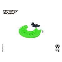 FRONT BRAKE DISC PROTECTOR GREEN