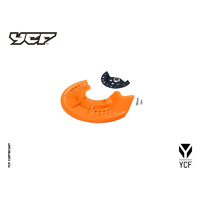 FRONT BRAKE DISC PROTECTOR ORANGE