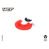 FRONT BRAKE DISC PROTECTOR RED