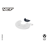 FRONT BRAKE DISC PROTECTOR WHITE