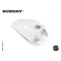 FUEL TANK OUTER CLADDING WHITE FLAT TRACK 2020