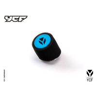 YCF AIR FILTER POD BLUE D35MM TWIN THICKNESS