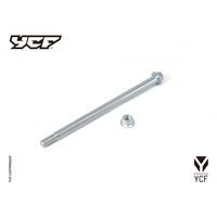 REAR WHEEL AXLE L=253MM WITH SELF LOCKING NUT M14