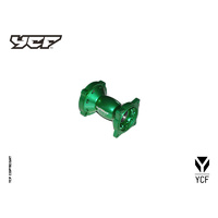 YCF REAR HUB CNC GREEN