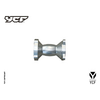 YCF REAR HUB CNC SILVER