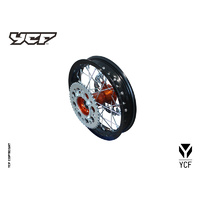 COMPLETE ALUMINIUM REAR WHEEL 1.40-10'