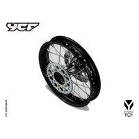 COMPLETE ALUMINIUM REAR WHEEL 1.85-14