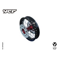 COMPLETE ALUMINIUM REAR WHEEL1.85x12