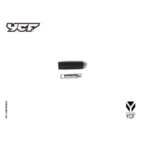 MUFFLER SPRING 40mm WITH RUBBER
 2015