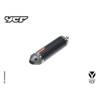 YCF BLACK FACTORY RACING MUFFLER (2 SPRINGS)