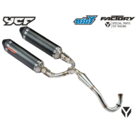 YCF BLK DOUBLE MUFFLER & HEADER RACING BIGY 2017>>