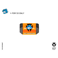 YCF BAR PAD L=126MM 50CC 2013 ORANGE