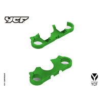 Complete Triple Clamp 50cc 135mm - GREEN
