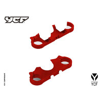 Complete Triple Clamp 50cc 135mm - RED