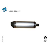 YCF50 MUFFLER L=240MM 2015> GREY