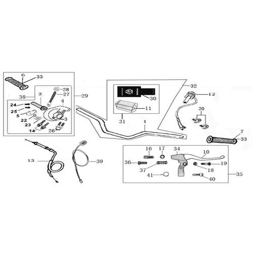 01 Handle bar Assembly