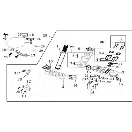 02 Steering Stem Assembly