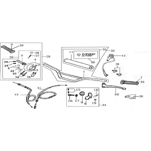01 Handle bar assembly