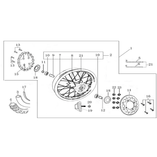 11 Rear Wheel Assy