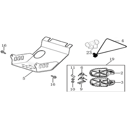 09 Foot Peg assy