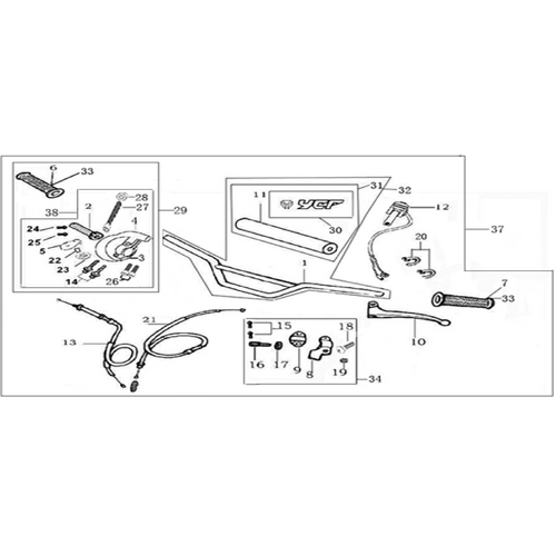 01 Handle bar assembly