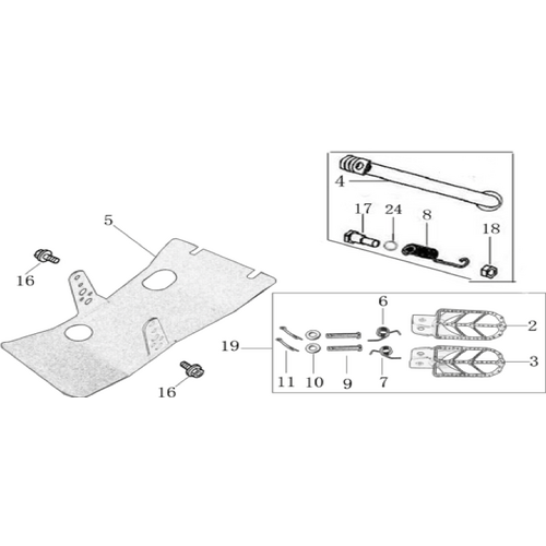 09 Foot Peg assy