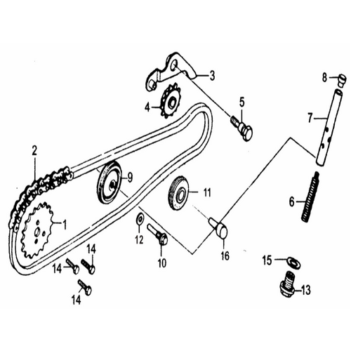 33 Timing Chain & Tensioner