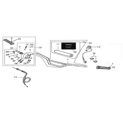 01 Handle bar assembly