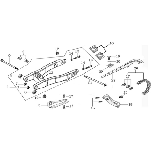 10 Swing Arm Assy