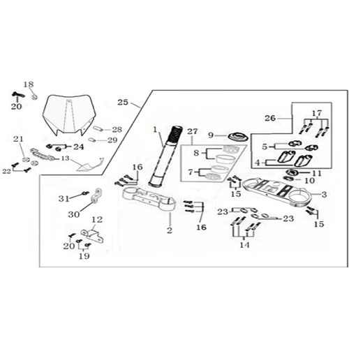 02 Steering Stem Assembly