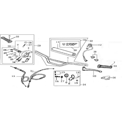 01 Handle Bar Assembly