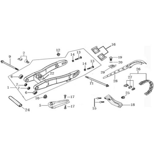 10 Swing Arm Assy