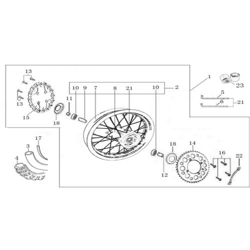 11 Rear Wheel Assy