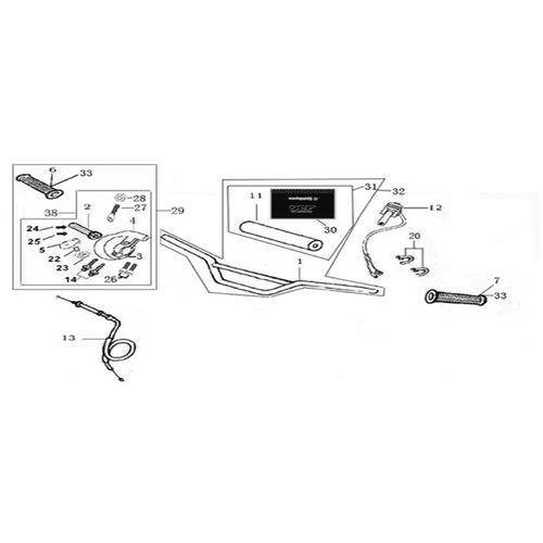 01 Handle bar assembly