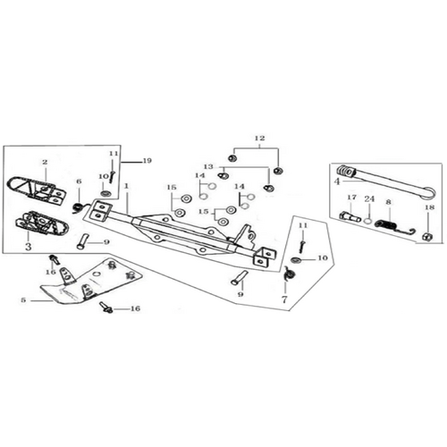 09 Foot Peg assy