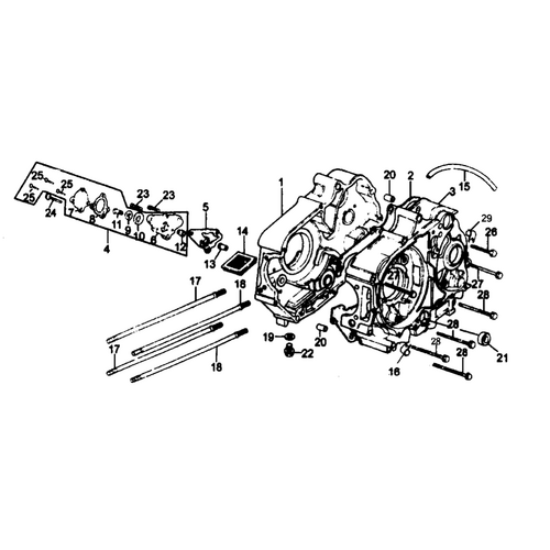 38 Crankcase & Oil Pump