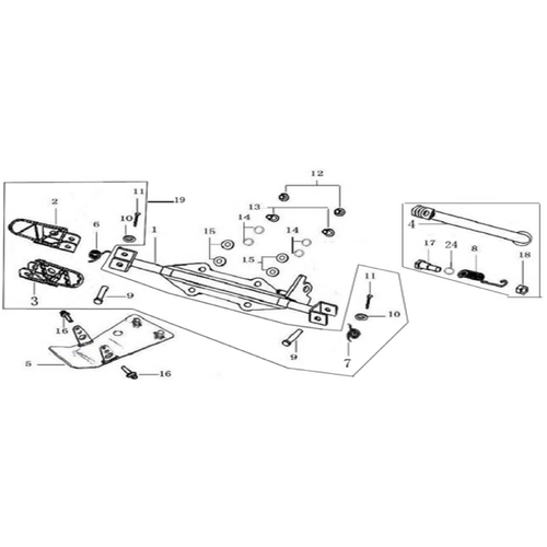 09 Foot Peg assy