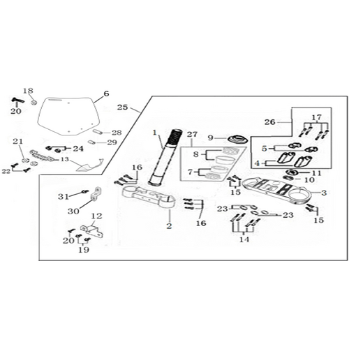 02 Steering Stem Assembly