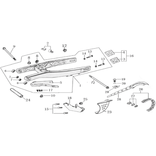 10 Swing Arm assy