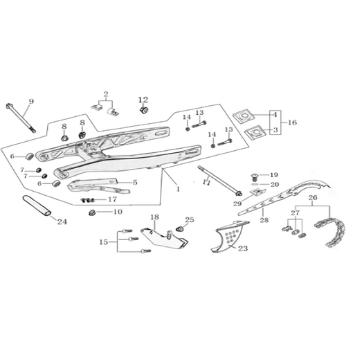 10 Swing Arm assy