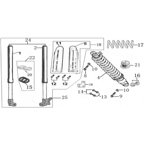 Front & Rear absorber