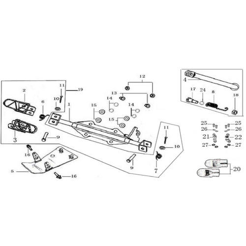 09 Foot Peg Assy