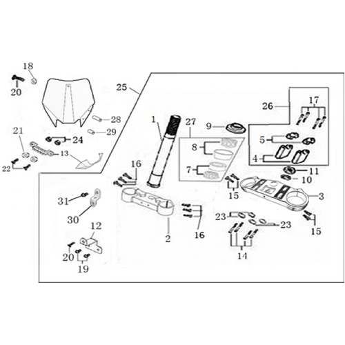 02 Steering Stem Assembly