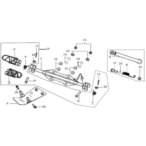 09 Foot Peg assy